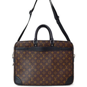 Louis Vuitton Monogram Macassar PDV Porte Document Voyage Business Bag